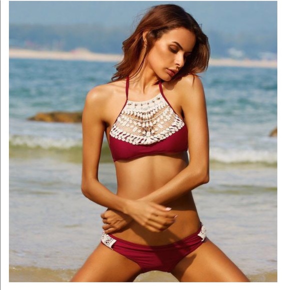 Other - Lace Up Padded Little Bikini
